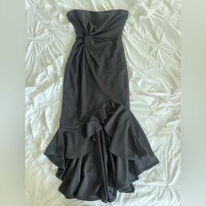 Hello Molly Black Midi Dress Size S